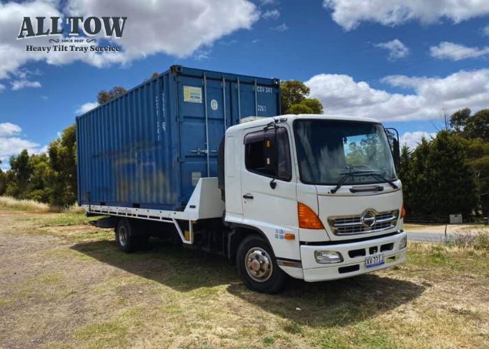 shipping container transport towing